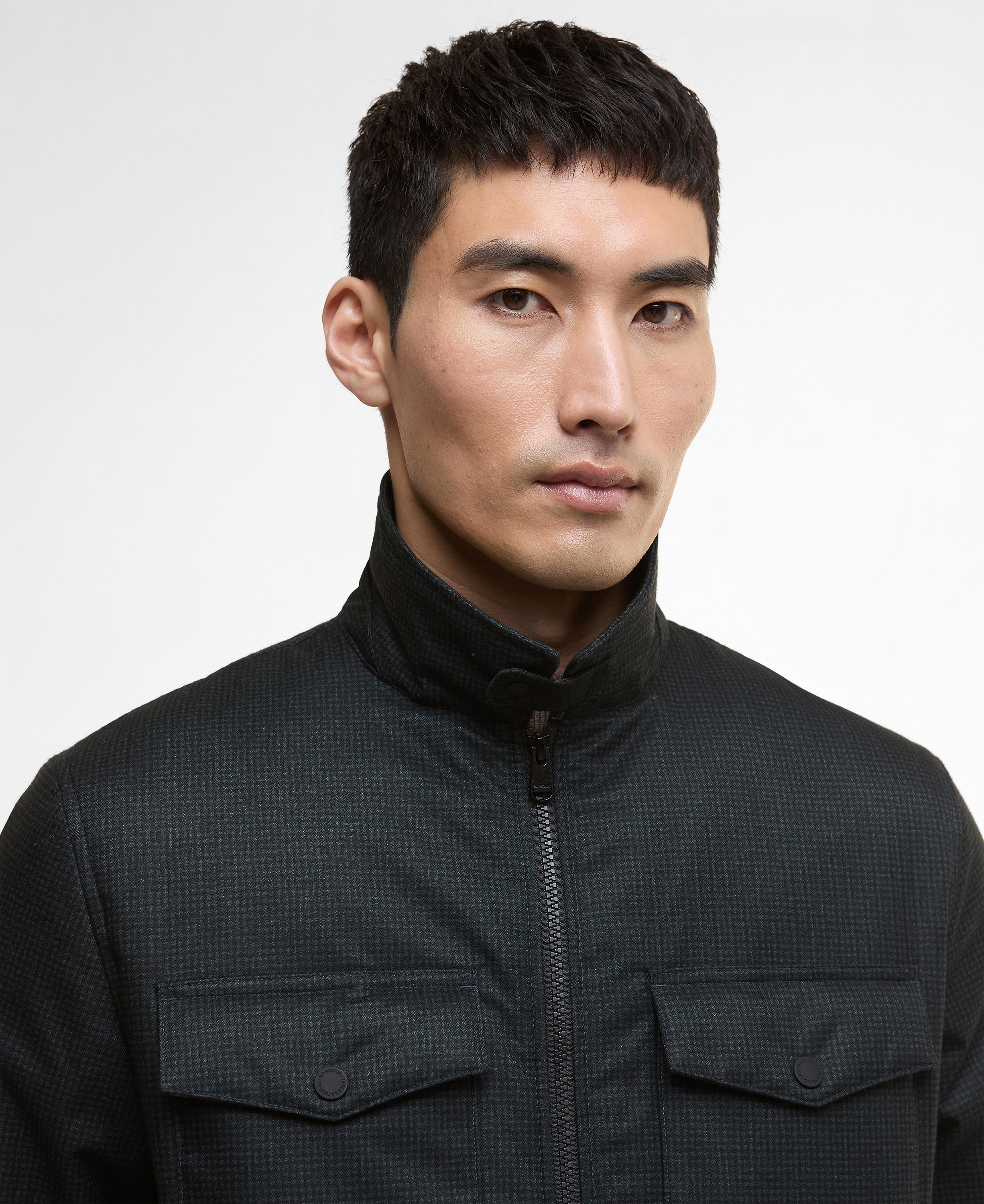 Check Quilted Jacket