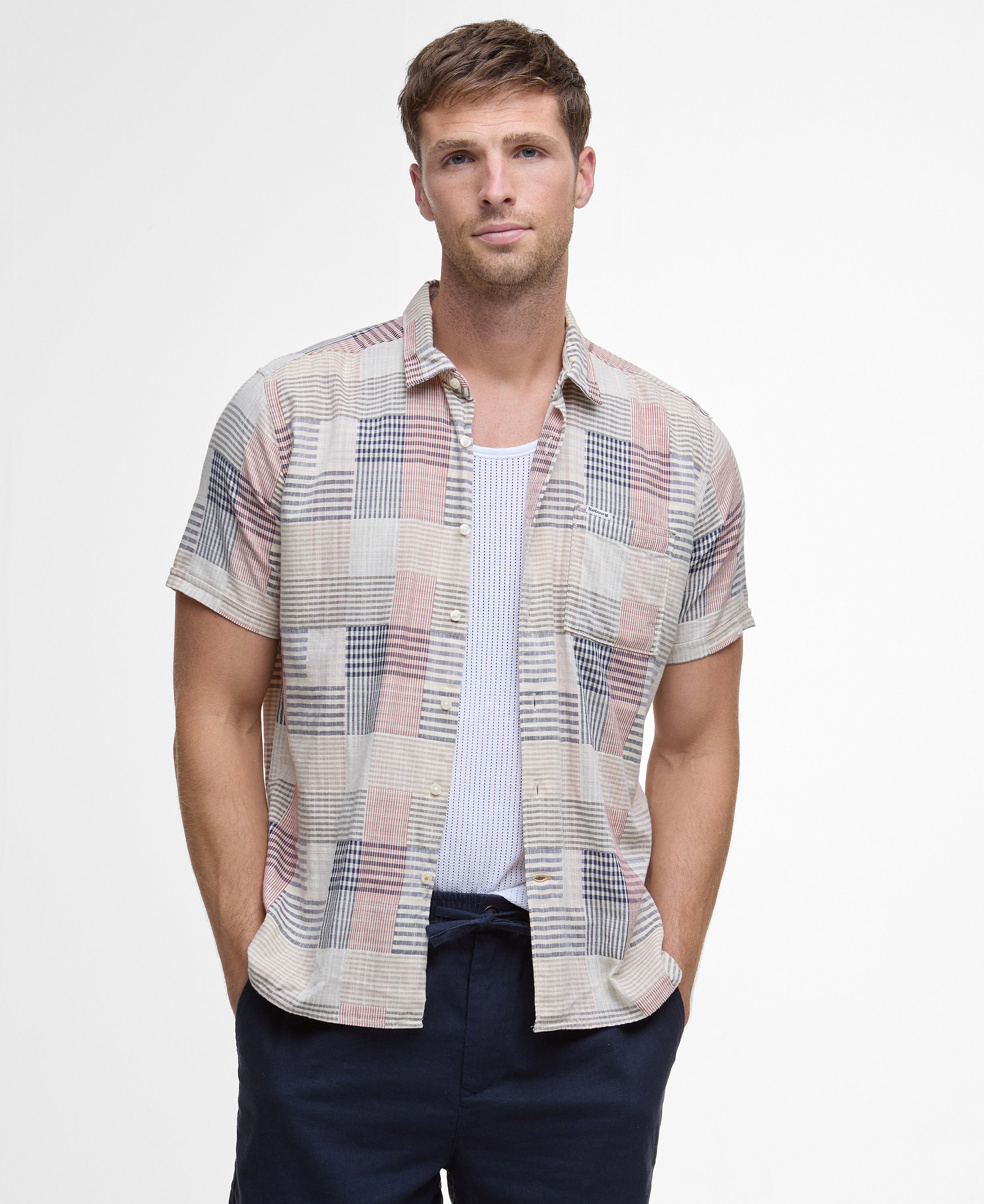 Cotton check shirt