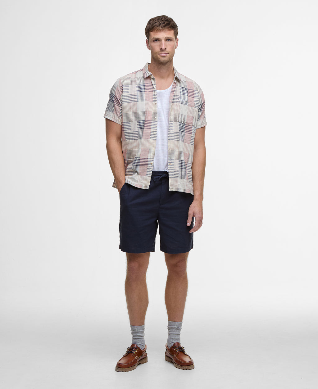 Cotton check shirt