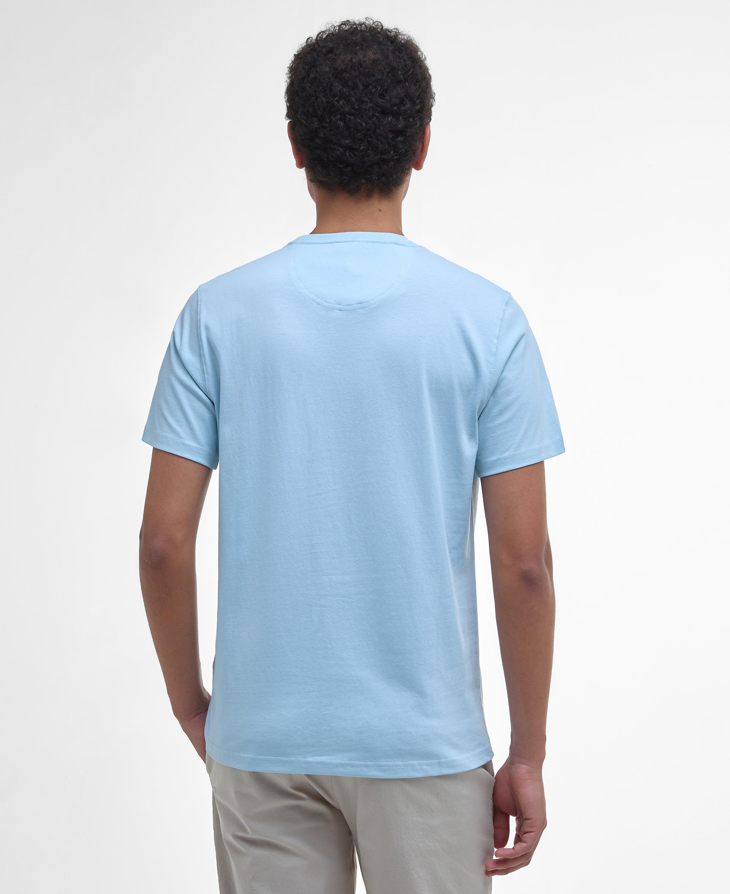 Light blue logo tee