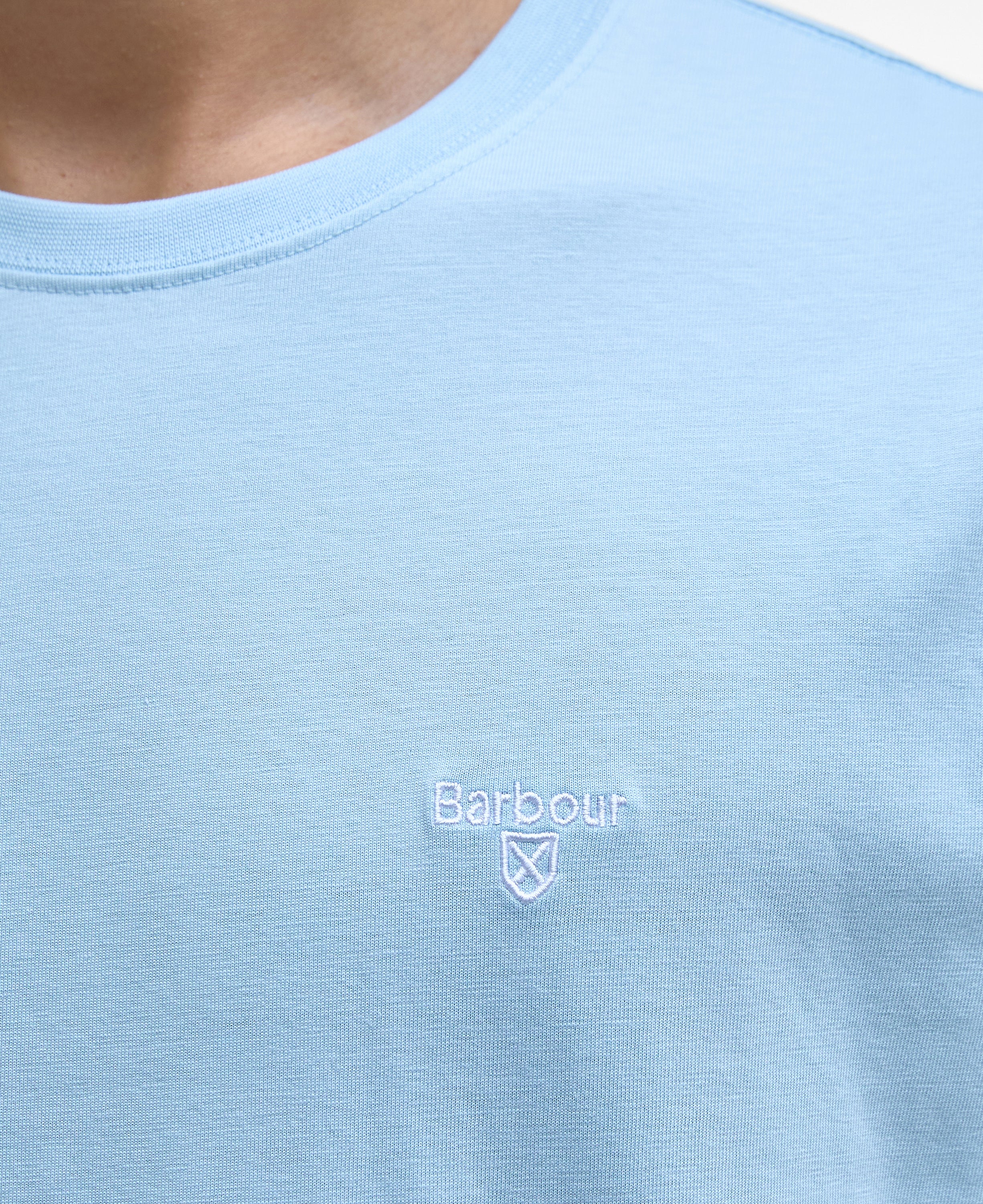 Light blue logo tee