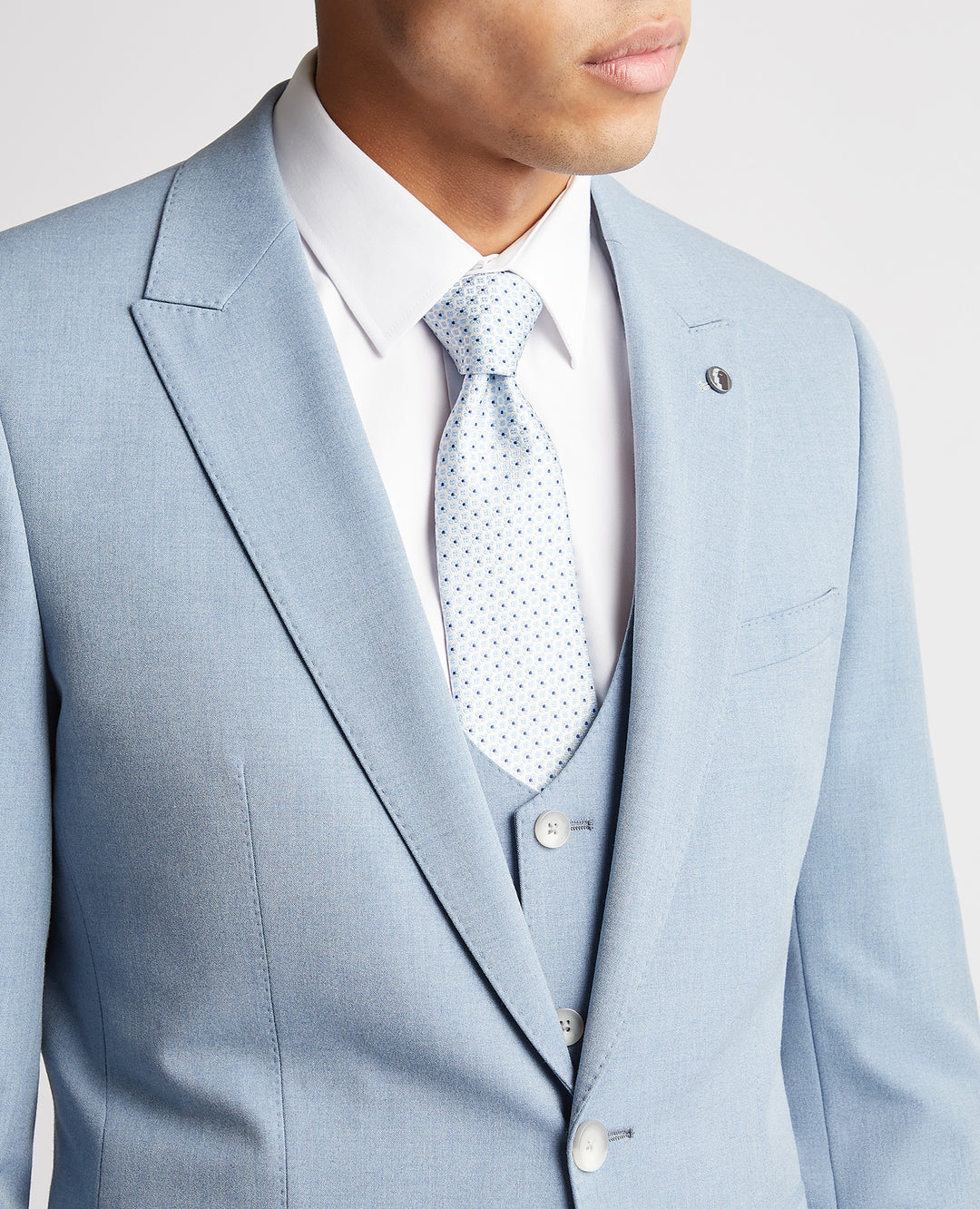 Sky Blue Massa suit jacket