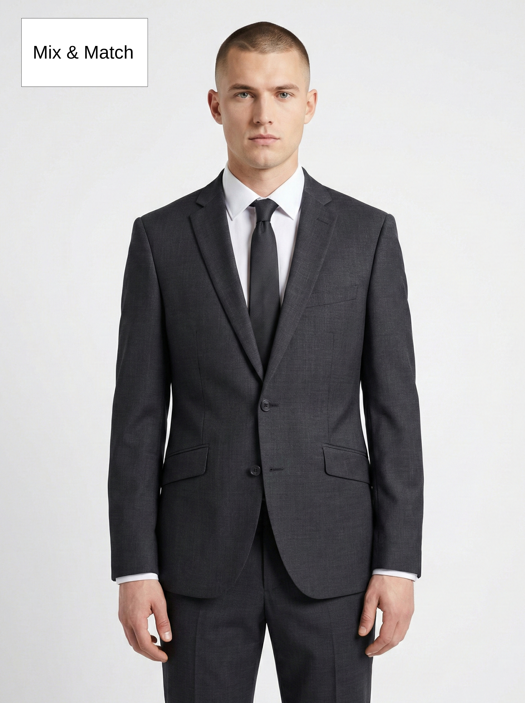 Dale Charcoal suit Jacket