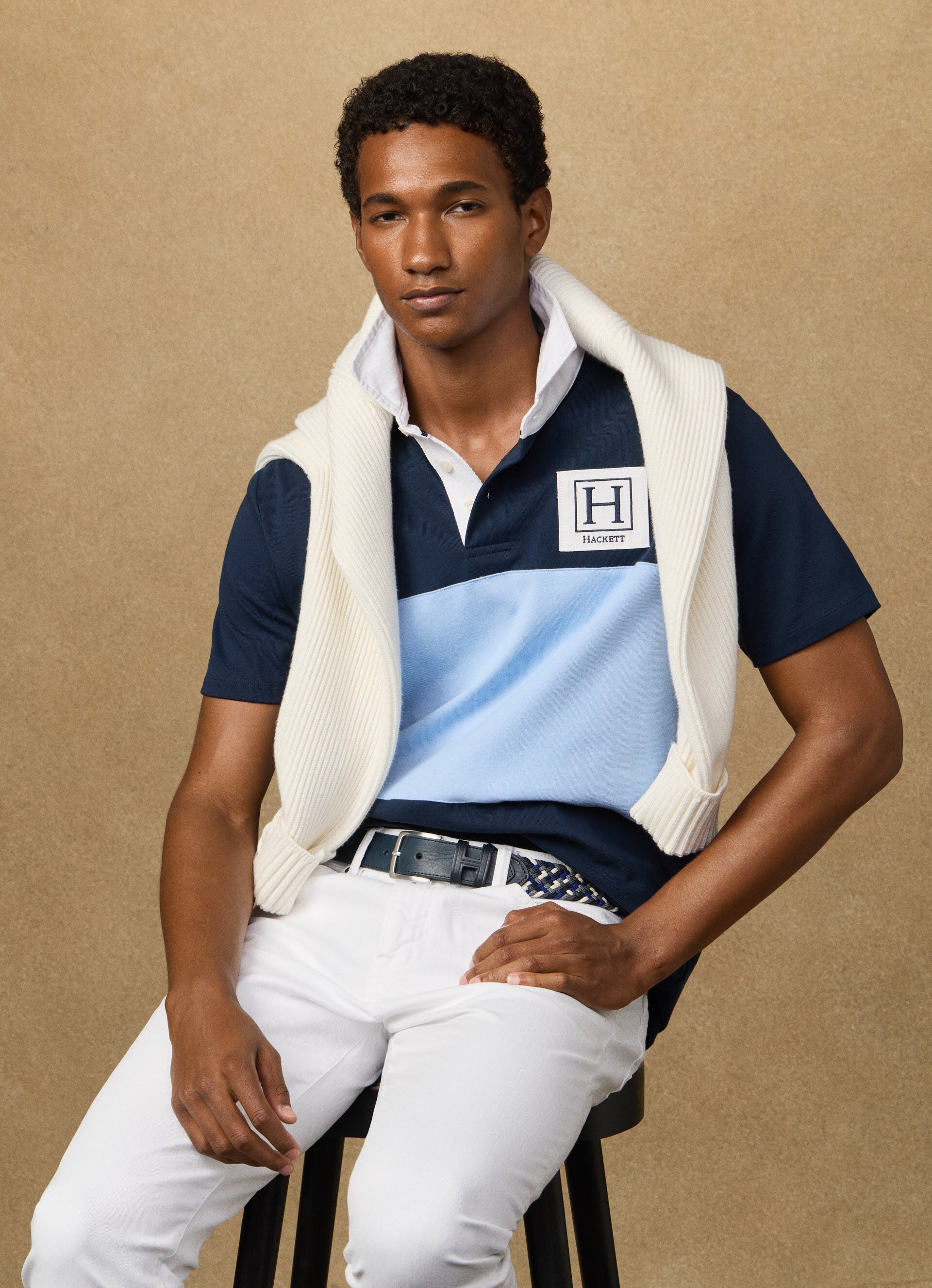 Heritage Block Cotton Polo Shirt