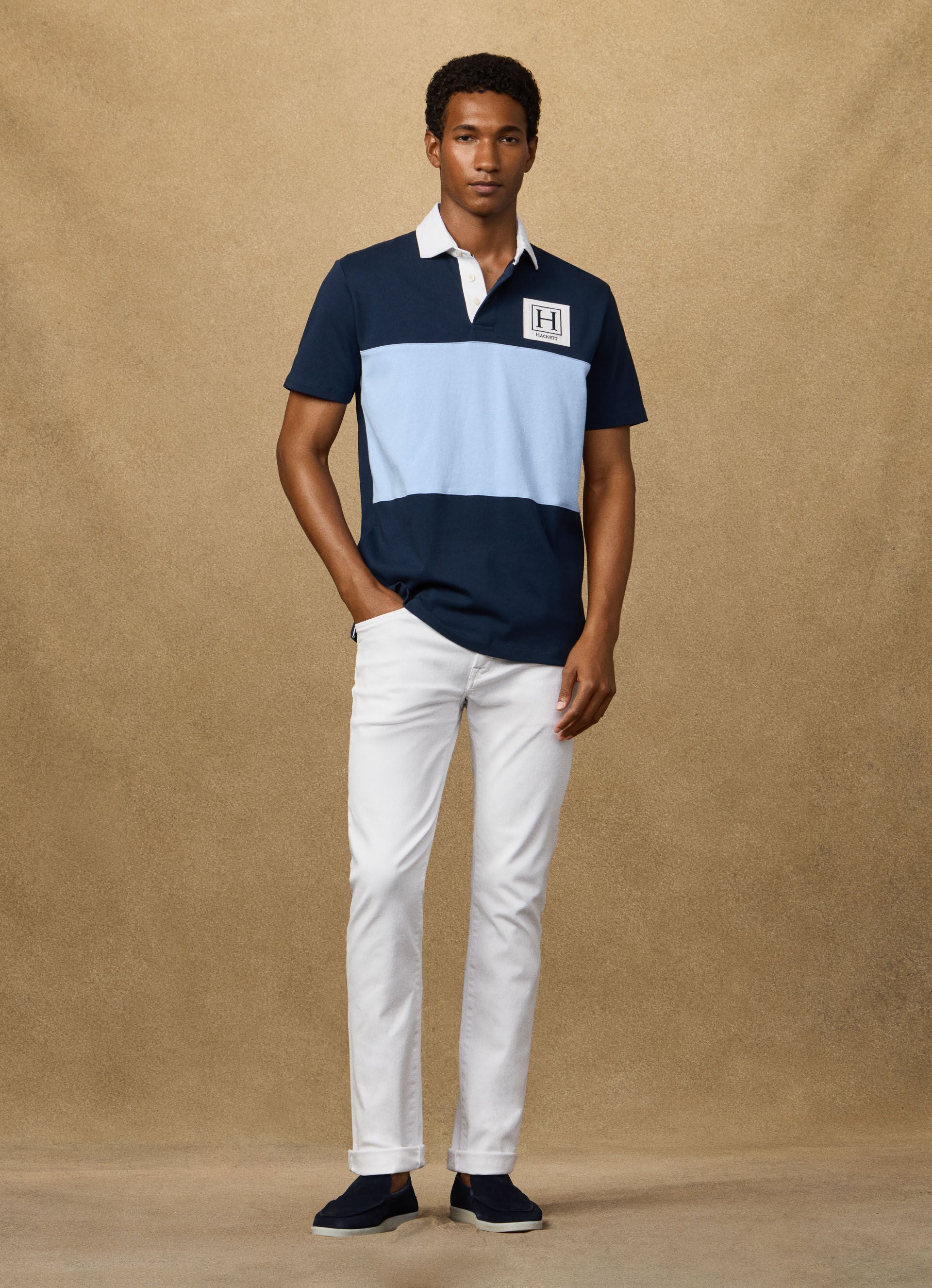 Heritage Block Cotton Polo Shirt