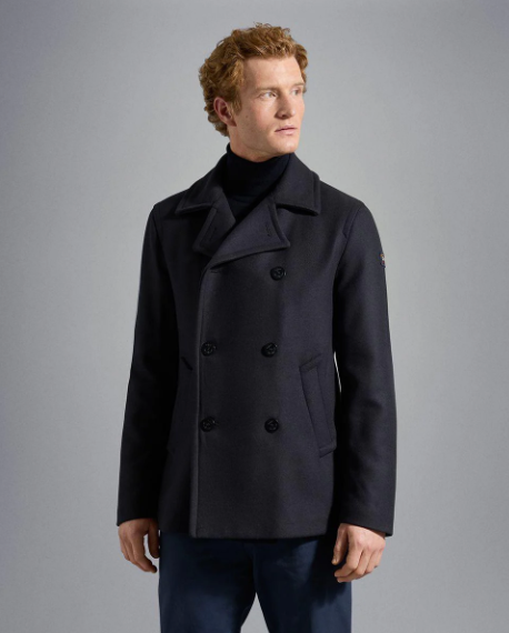 Wool-Cashmere Peacoat