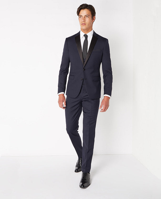 Navy Rocco Tuxedo Jacket