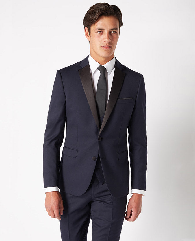 Navy Rocco Tuxedo Jacket