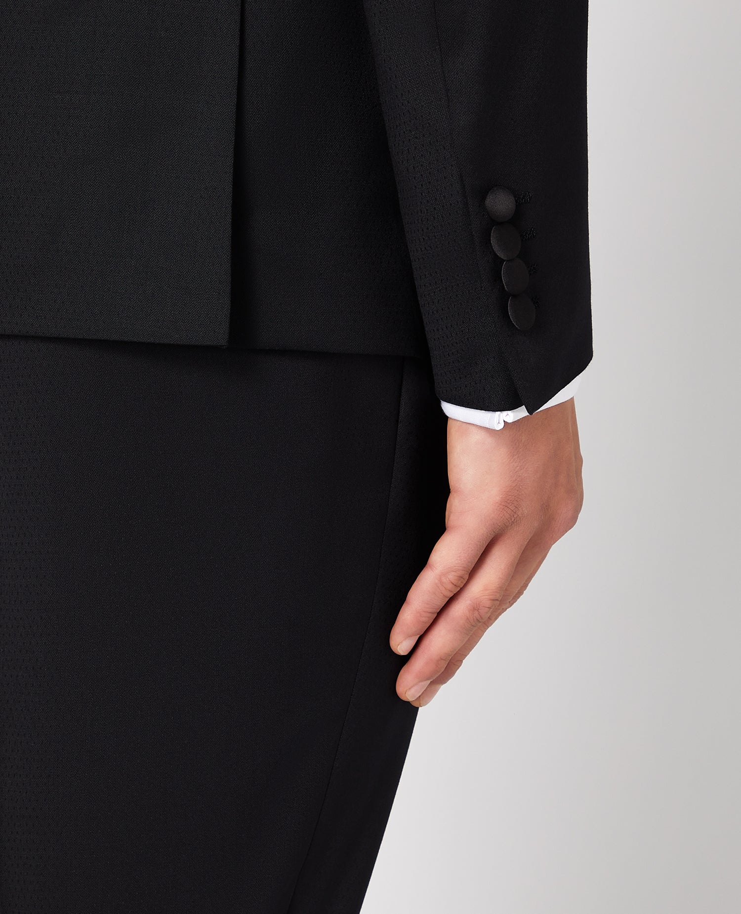 Black three Piece Rocco Tuxedo