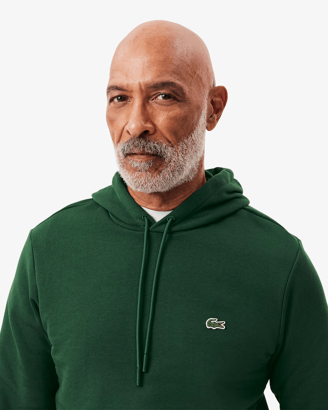 Green logo hoodie