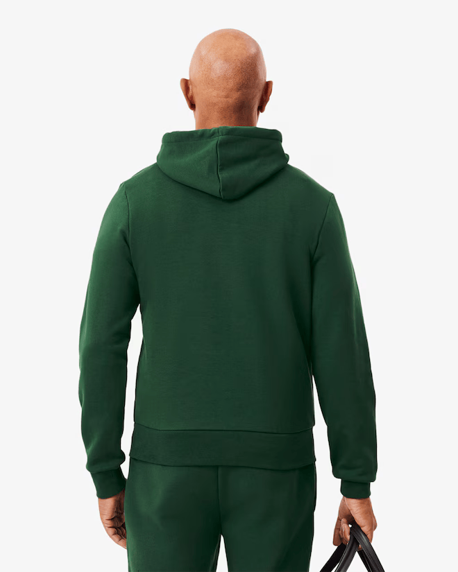 Green logo hoodie