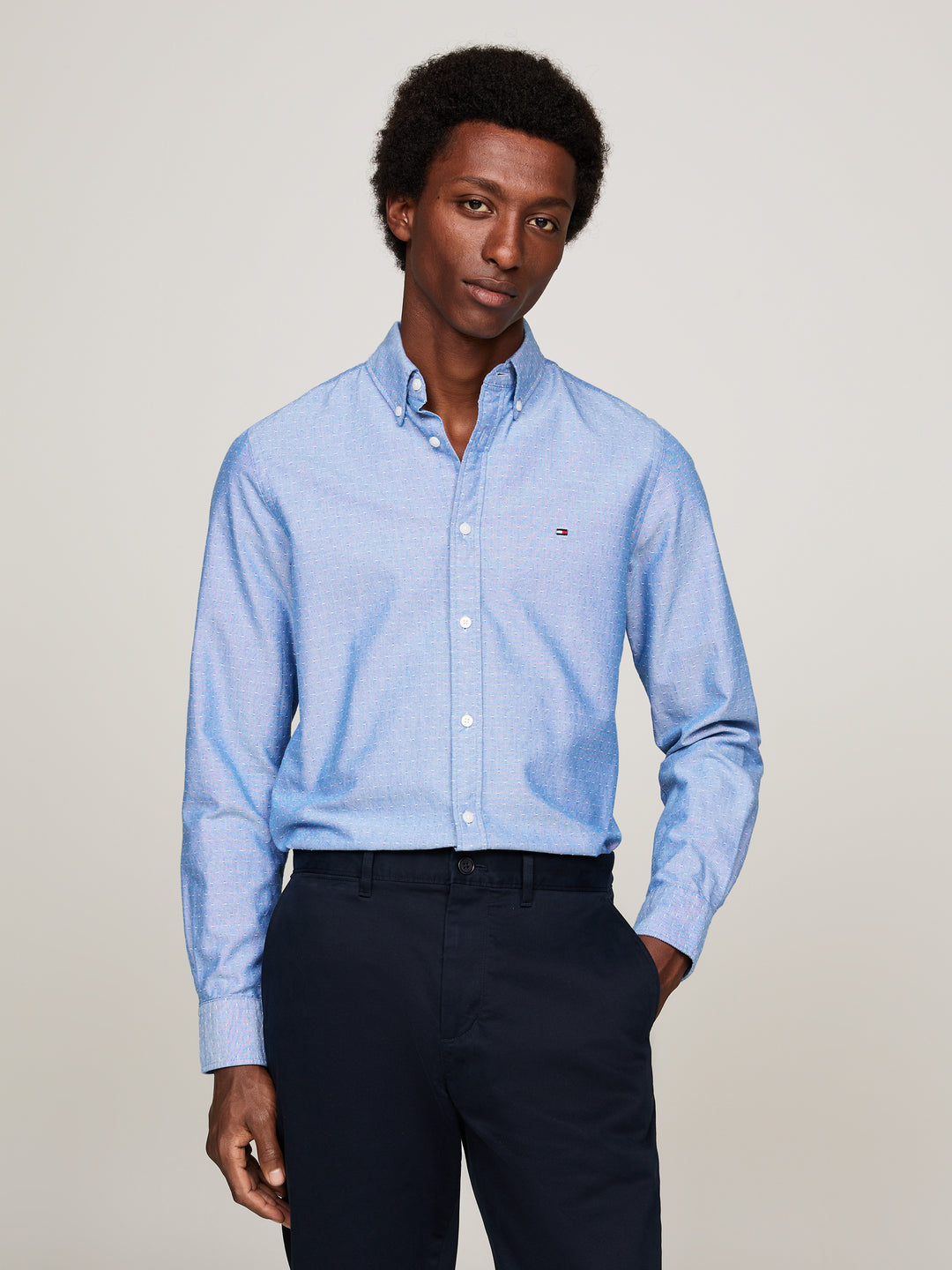 Powder Blue Oxford Shirt