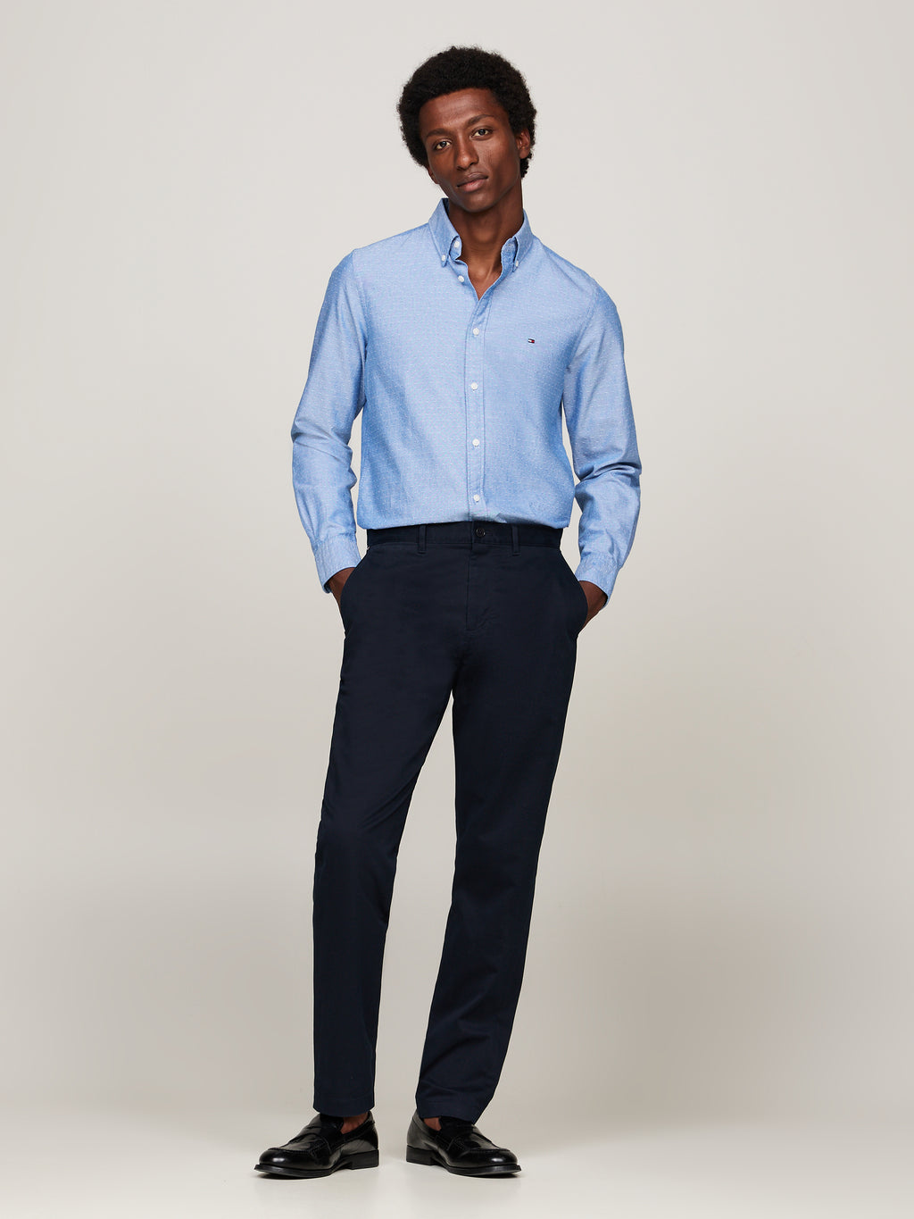 Powder Blue Oxford Shirt