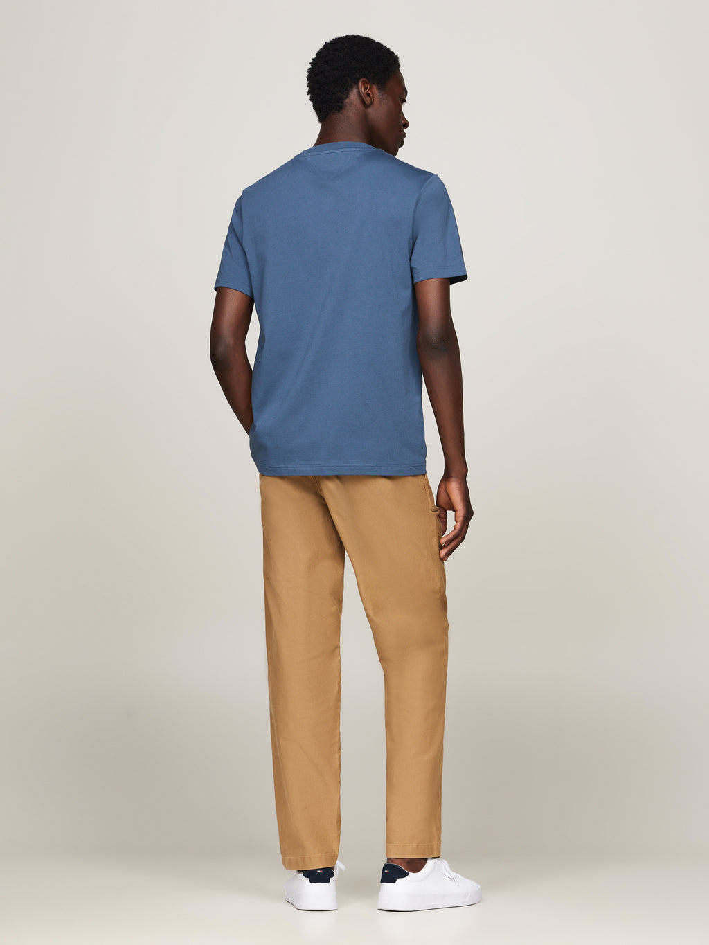 Blue logo tee