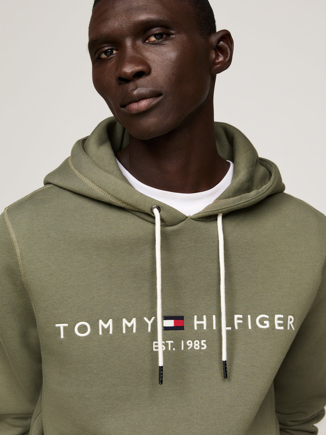 Khaki green hoodie