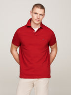 Red logo polo