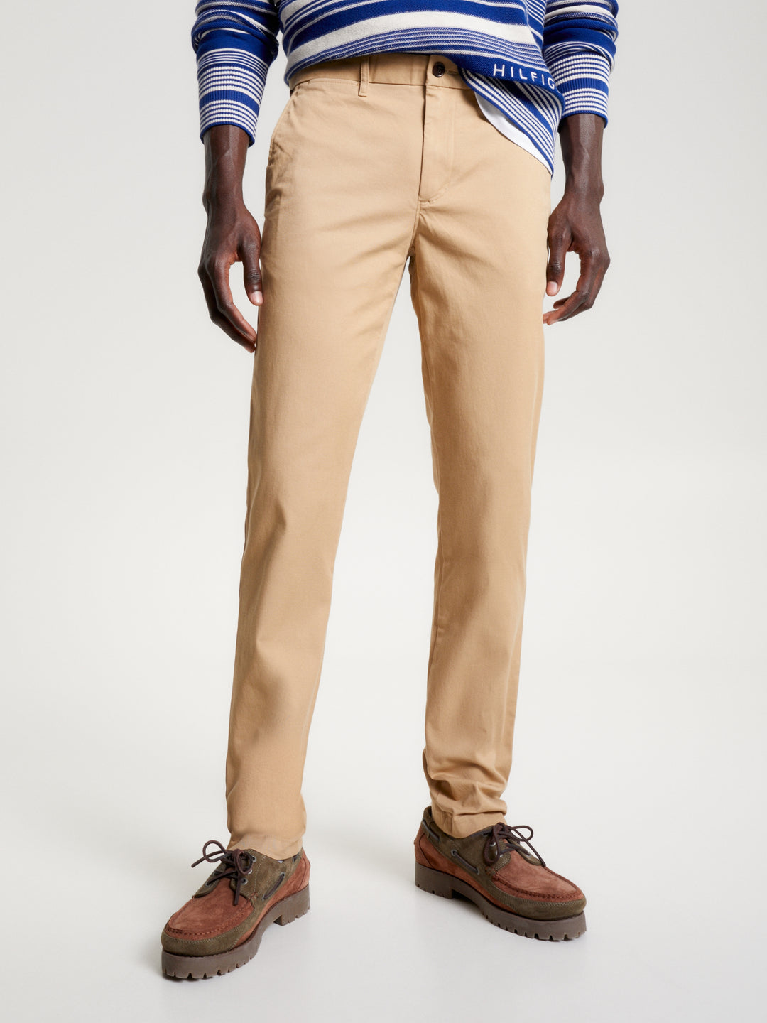 Tan slim chino