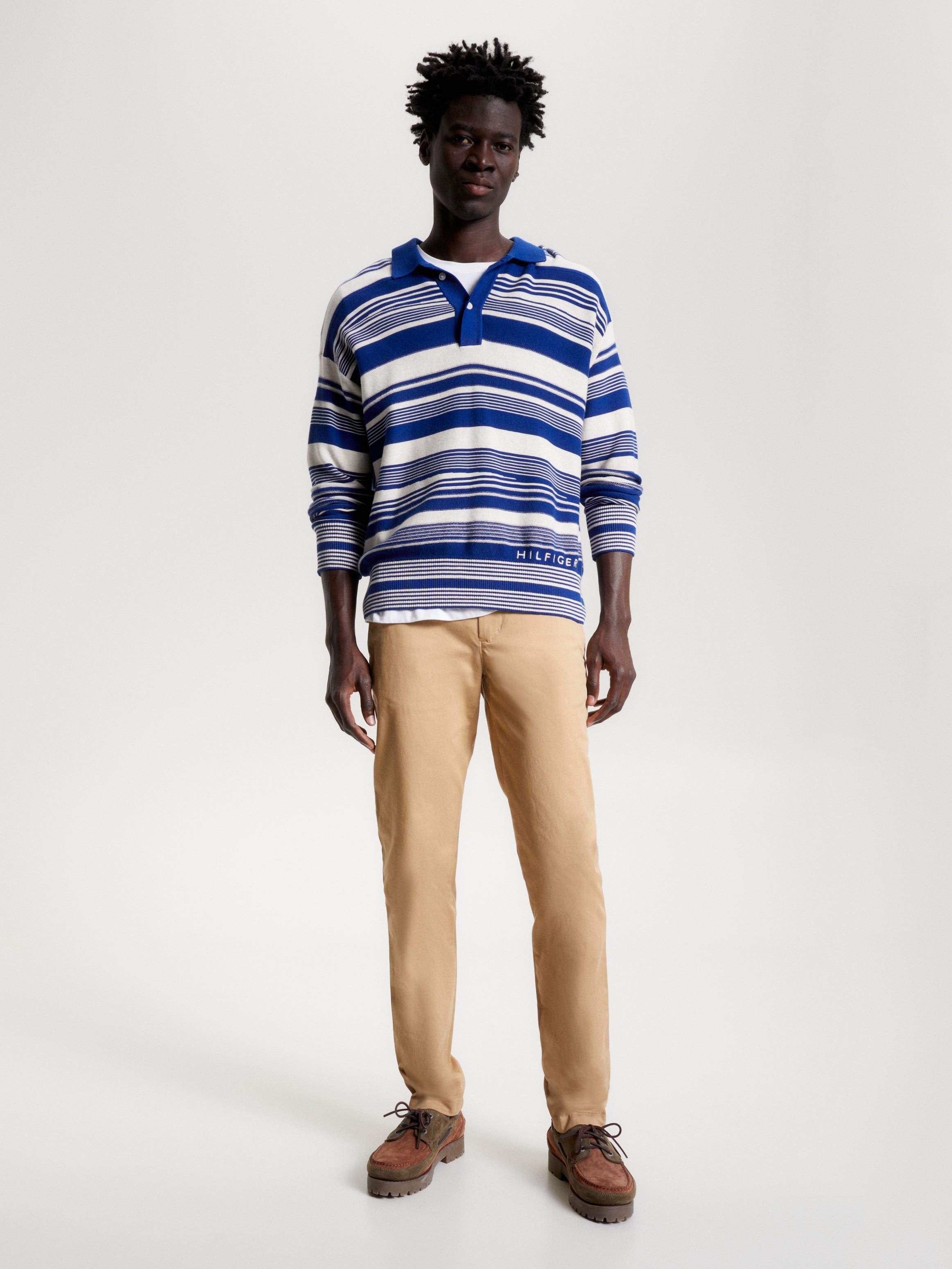 Tan slim chino