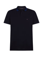 Pique Tipped Navy Polo