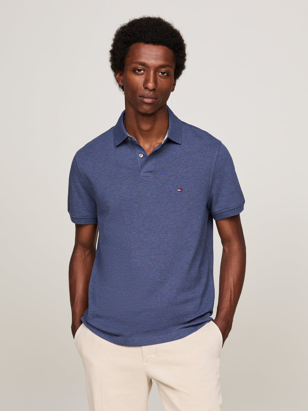Heather Blue 1985 Polo Shirt