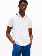 Pique White Tipped Polo