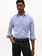 Tommy Hilfiger Core Flex Poplin Classic Stripe Shirt