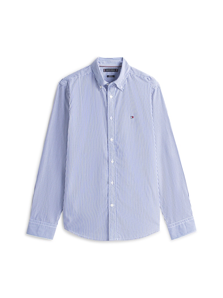 Tommy Hilfiger Core Flex Poplin Classic Stripe Shirt