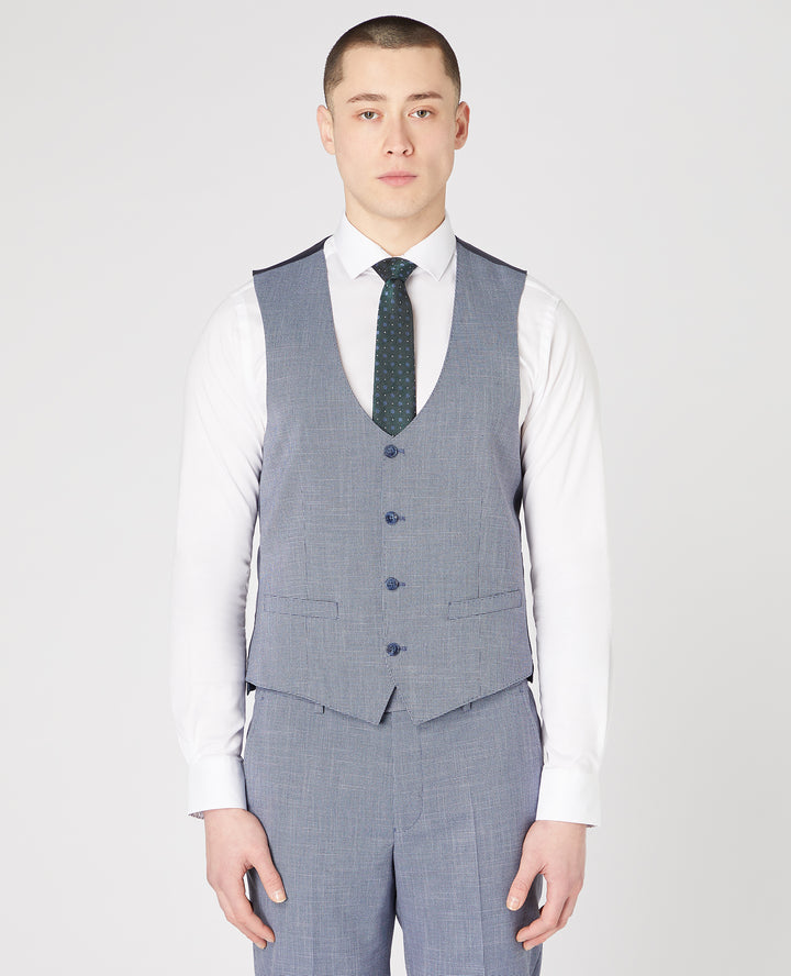 Blue Laurino Waistcoat