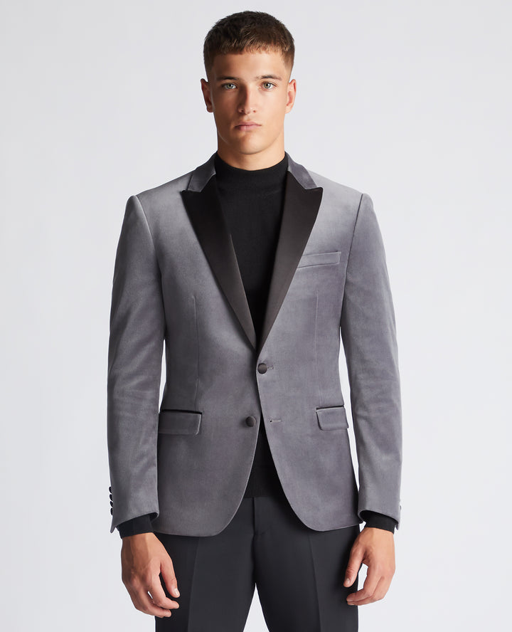 Grey Tuxedo Jacket