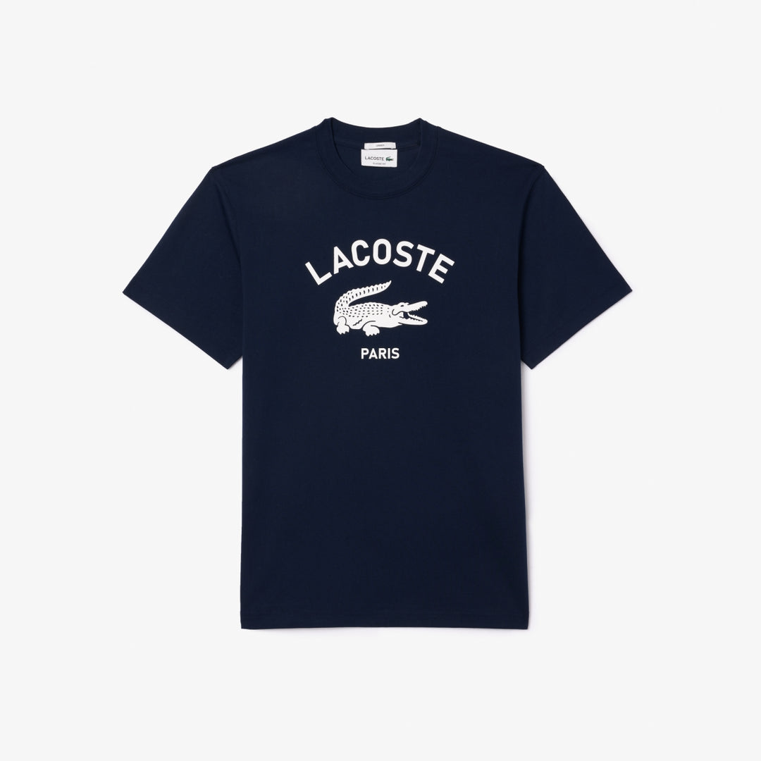 Navy print T-shirt