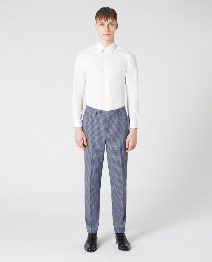 Blue Lucian suit trousers