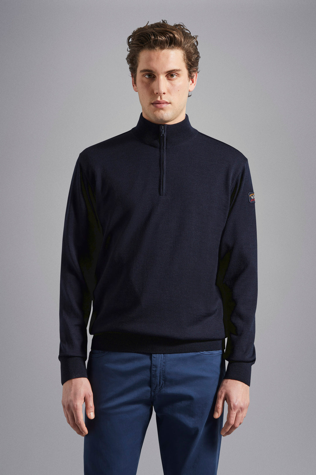 Merino wool quarter zip