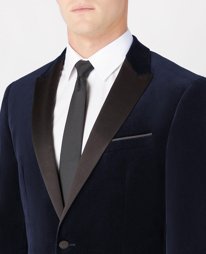 Navy Velvet Tuxedo