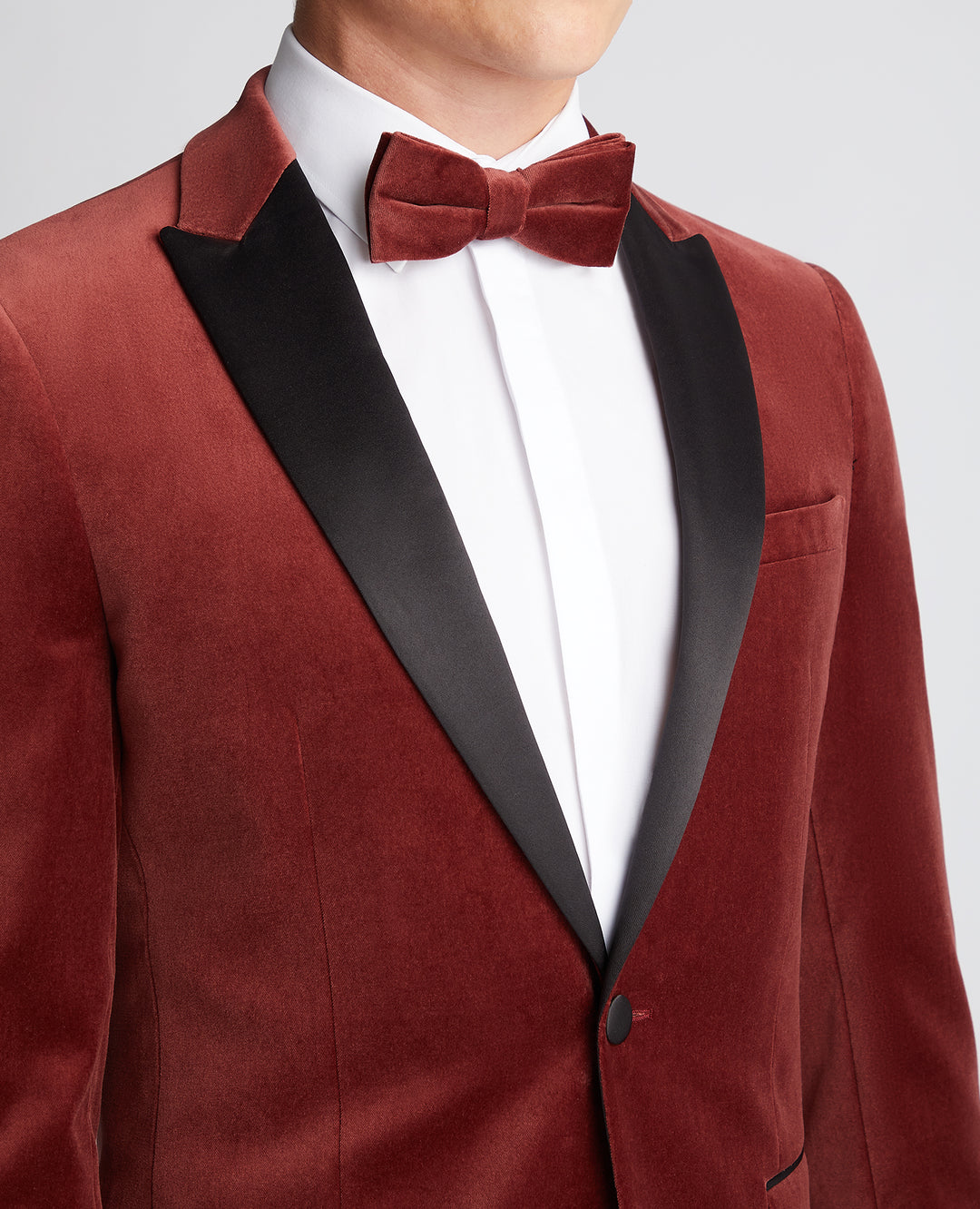 Red Velvet Tuxedo Jacket