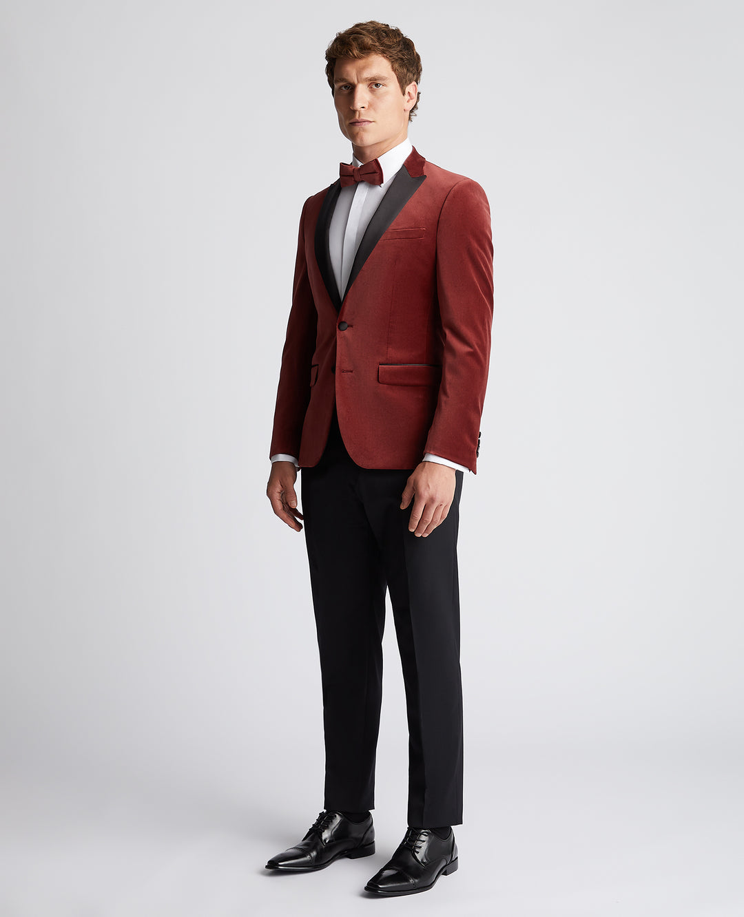 Red Velvet Tuxedo Jacket