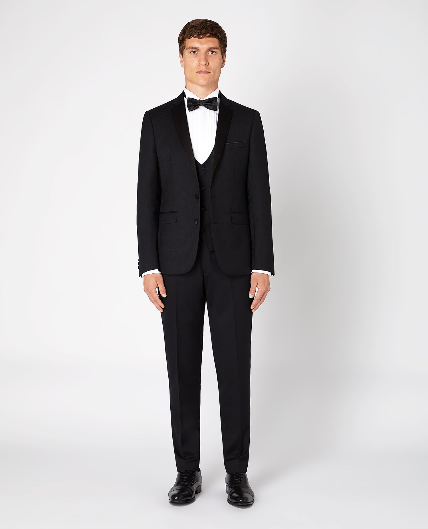Black three Piece Rocco Tuxedo