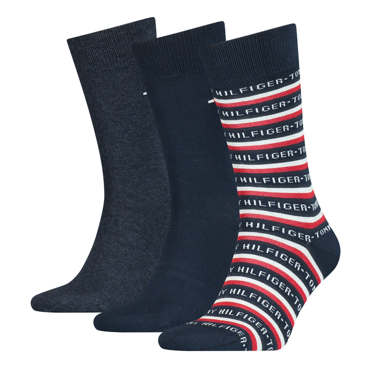 Tommy Hilfiger 3 pack Gift Box socks Navy – JR McMahon | Sportsocken