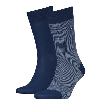 Tommy Hilfiger 2-Pack Micro Stripe Socks Blue