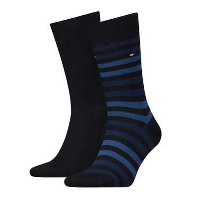 Tommy Hilfiger 2-Pack Duo Stripe Sock Dark Navy