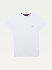 Tommy Hilfiger Stretch Slim Crew Neck T-Shirt White