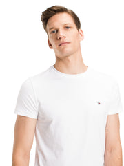 Tommy Hilfiger Stretch Slim Crew Neck T-Shirt White