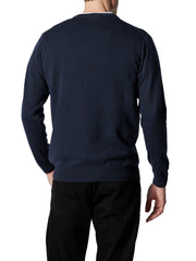 Queenstown crew neck Sweater Blue