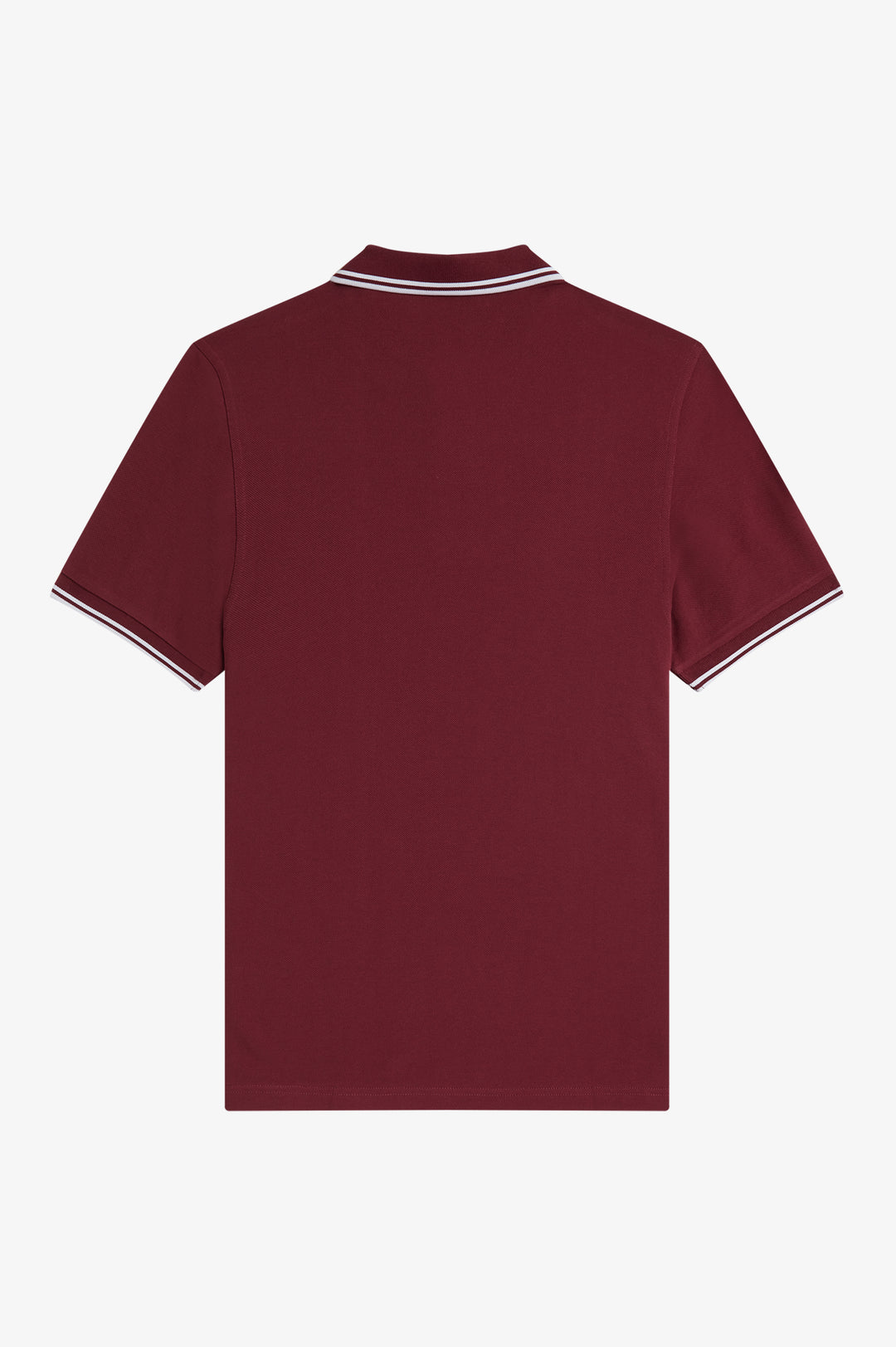 Burgundy short sleeve polo shirt