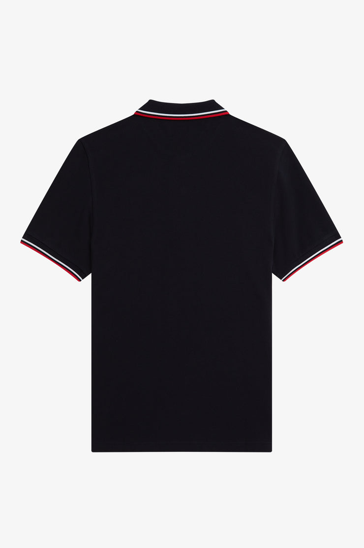 The Twin Tipped Fred Perry Polo Shirt Navy