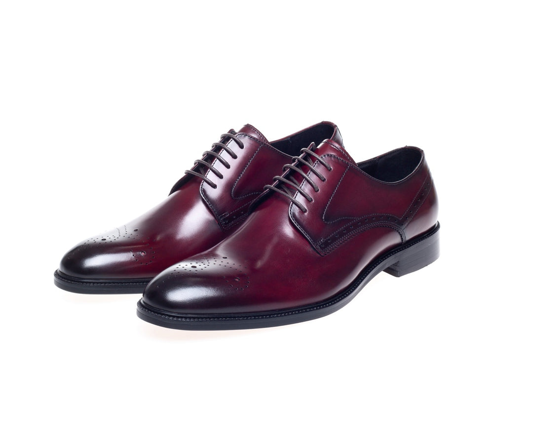 John White Pembroke Bordo Derby Shoes