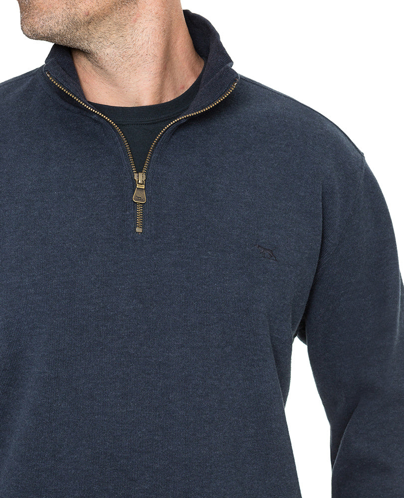 Alton Ave 1/4 Zip Sweat Ink