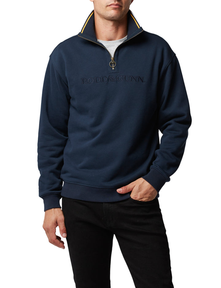 Alford Forest Sweat Zip Midnight