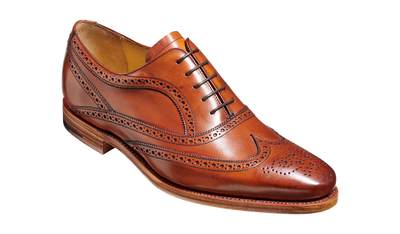 Barker Turing Antique Rosewood Calf Oxford Brogue Shoe