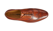 Barker Turing Antique Rosewood Calf Oxford Brogue Shoe